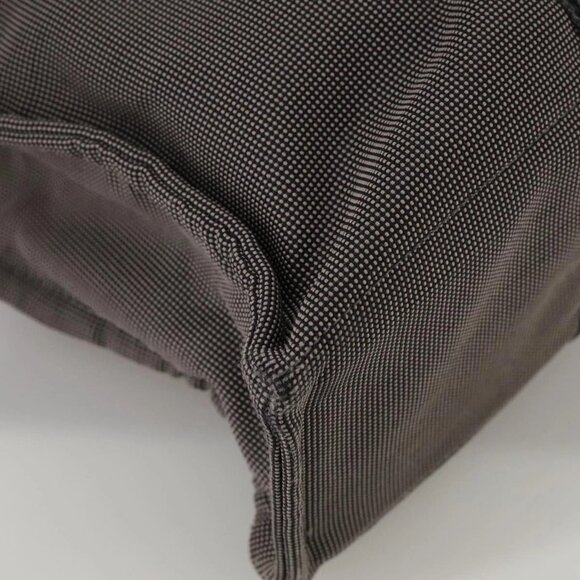 HERMES Her Line MM Hand Bag Canvas Gray Auth 103385 - Picture 4 of 16